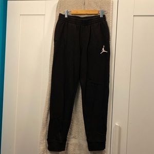Big Kids Black Jordan Sweatpants Joggers